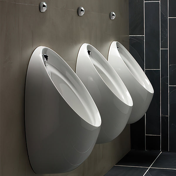Armitage Shanks Contour Concealed Urinal with Rimless HygenIQ Bowl - 405 x 325 x 675mm