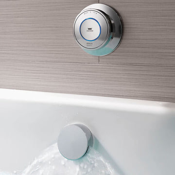 Aqualisa Quartz Classic Smart Digital Bath Filler With Overflow