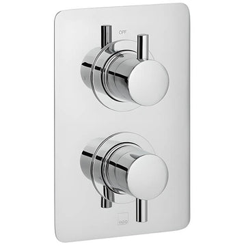 Vado Celsius Contemporary Concealed Thermostatic Shower Valve - Chrome - 2 Control
