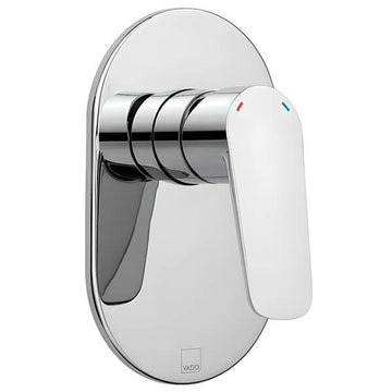 Vado Photon Chrome Concealed Manual Shower Valve - 1 Control - Flat Lever Handle