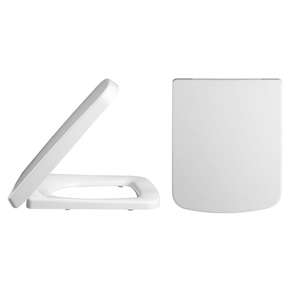 Nuie Bliss Jewel white contemporary bathroom suite with modern design, featuring a sleek toilet and basin set in a stylish bathroom.