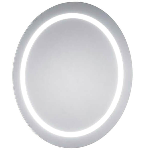 Sensio Aria Round Diffused LED Borderlit Illuminated Mirror with Demister Pad - 500 x 500mm