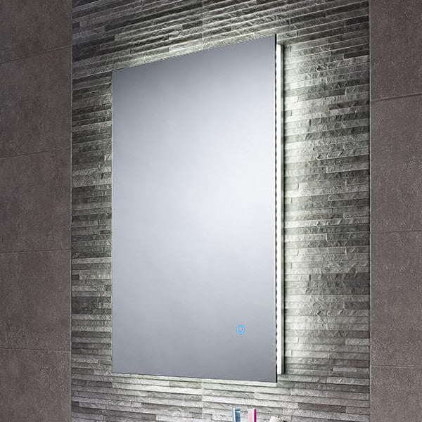 Sensio Serenity Duo Rectangular LED Backlit Mirror with Demister Pad - 500 x 700mm