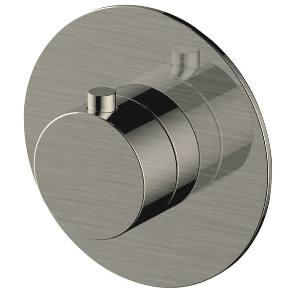RAK Petit Contemporary Concealed Thermostatic Shower Valve - Round Trim - 1 Outlet