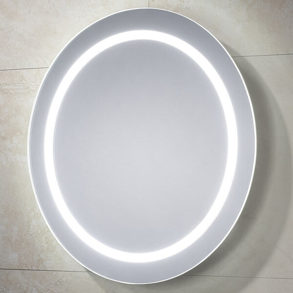 Sensio Aria Round Diffused LED Borderlit Illuminated Mirror with Demister Pad - 500 x 500mm