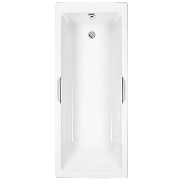 Carron Quantum Integra Eco 5mm White Acrylic Bath With Twin Grip 1500 x 700mm