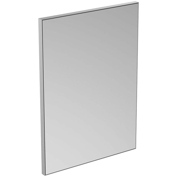 Ideal Standard Rectangular Mirror with Anti-Steam System 700mm High - Thermoplastic Frame