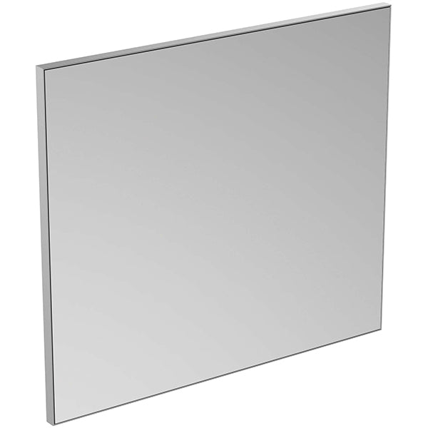 Ideal Standard Rectangular Mirror with Anti-Steam System 700mm High - Thermoplastic Frame