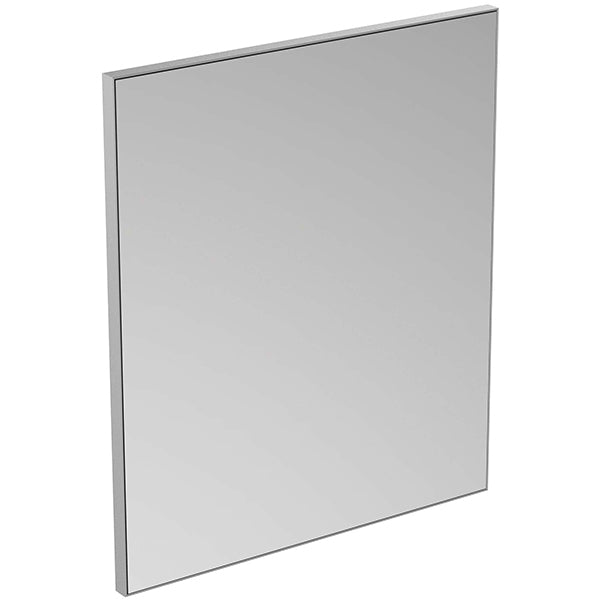 Ideal Standard Rectangular Mirror with Anti-Steam System 700mm High - Thermoplastic Frame