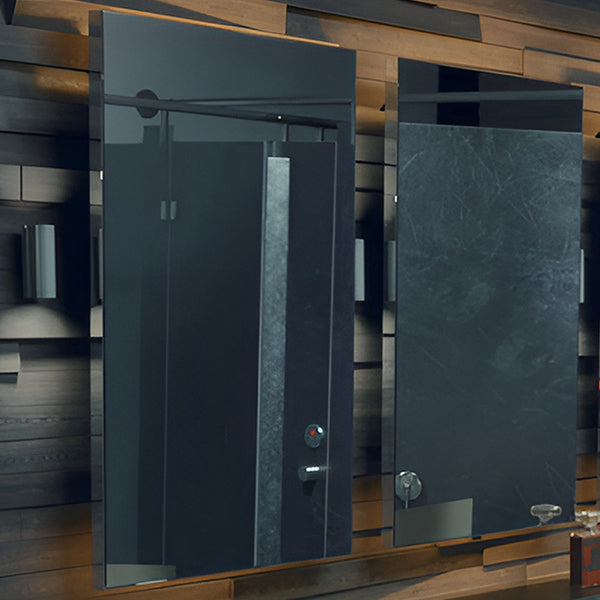 Ideal Standard Rectangular Mirror with Anti-Steam System 700mm High - Thermoplastic Frame