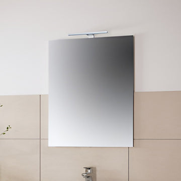 Ideal Standard Rectangular Mirror with Anti-Steam System 700mm High - Thermoplastic Frame