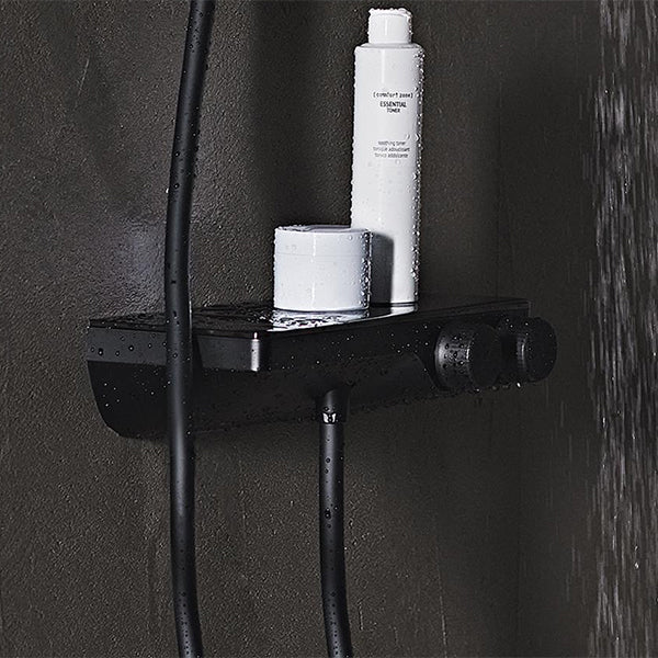 Ideal Standard Ceratherm S200 Exposed Thermostatic Shower Mixer Valve - Integrated Shelf