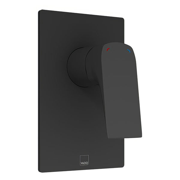 Vado Cameo Contemporary Concealed Manual Shower Valve - Rectangular Trim - 1 Control