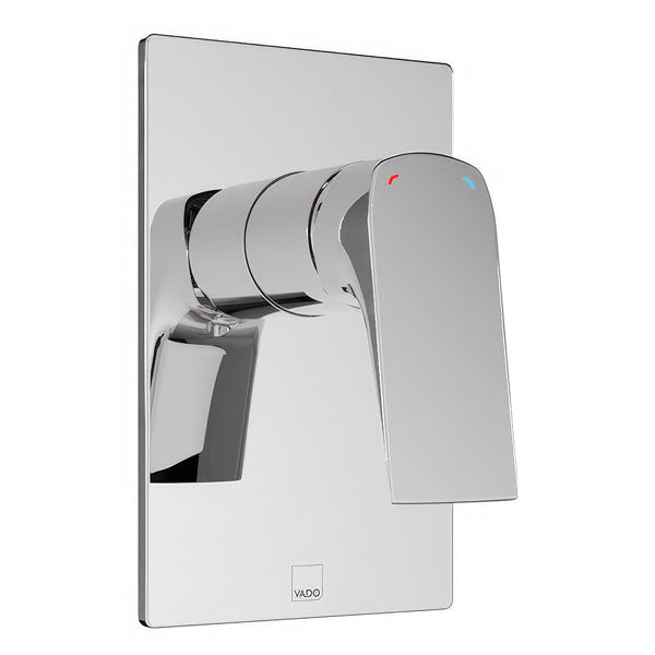 Vado Cameo Contemporary Concealed Manual Shower Valve - Rectangular Trim - 1 Control