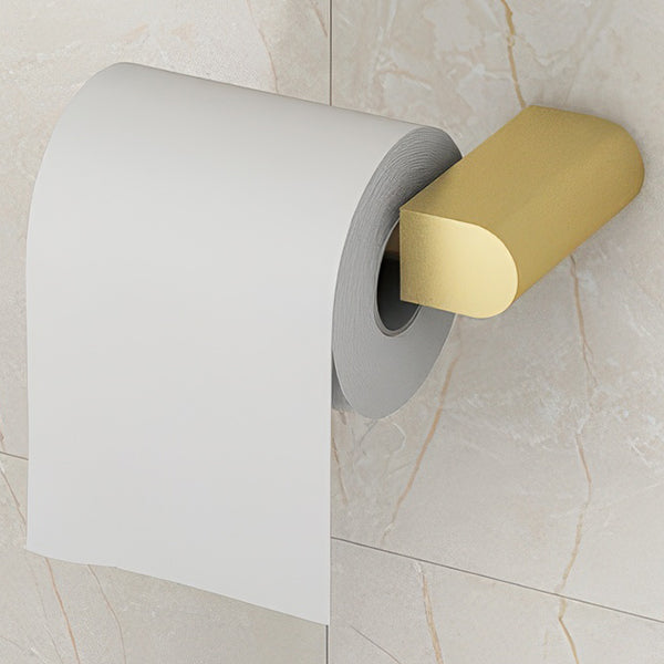 Imex Duro toilet roll holder by Tuskan Tiles, sleek metal bathroom fixture mounted on wall for toilet paper storage