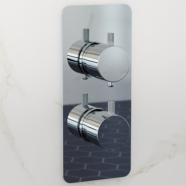 Imex Ravine Rectangular Concealed Thermostatic Shower Valve - 2 or 3 Control