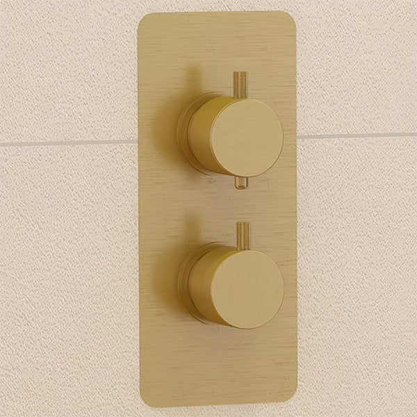 Imex Ravine Rectangular Concealed Thermostatic Shower Valve - 2 or 3 Control
