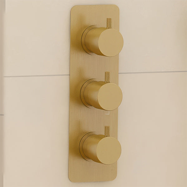 Imex Ravine Rectangular Concealed Thermostatic Shower Valve - 2 or 3 Control