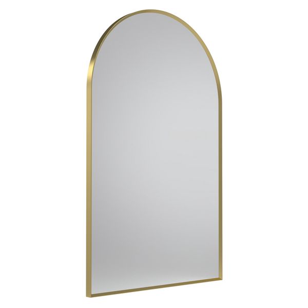 Tavistock Verge Non-Illuminated Arc Mirror - Aluminium Frame - 500 x 800mm - Tuskan Tiles