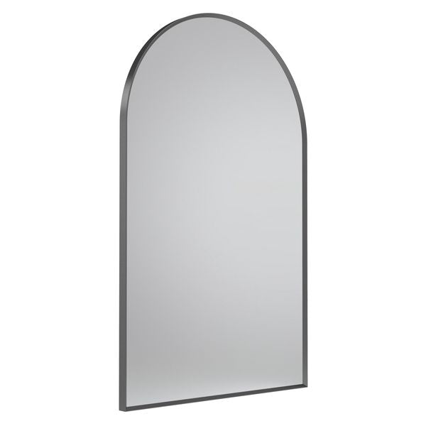 Tavistock Verge Non-Illuminated Arc Mirror - Aluminium Frame - 500 x 800mm - Tuskan Tiles
