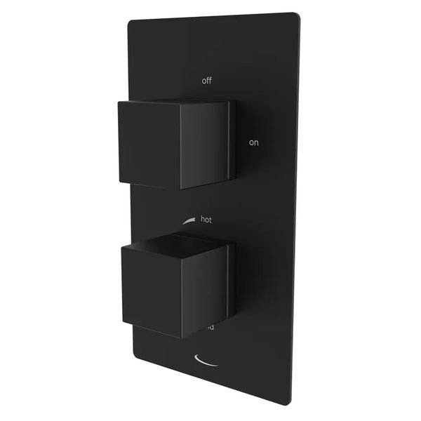 Tavistock Index Concealed Thermostatic Shower Valve - Rectangular Trim - 2 Control