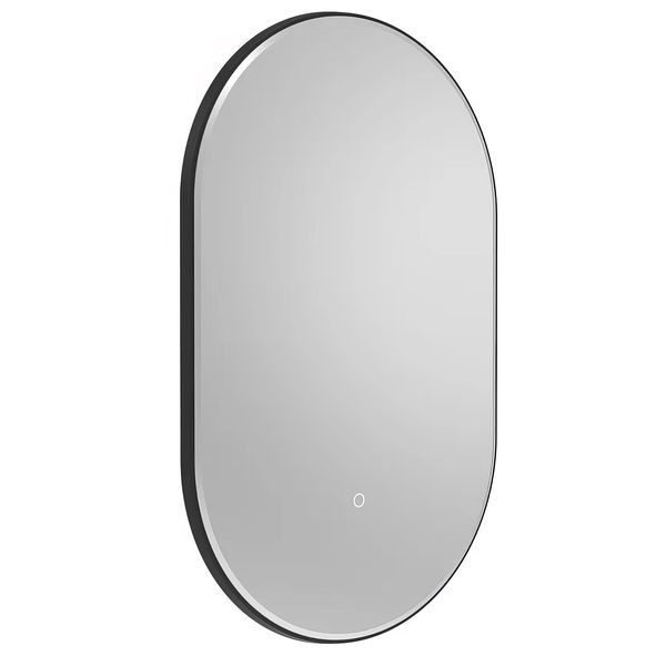 Tavistock Oxygen Oval Backlit Illuminated Mirror with Demister Pad - 500 x 800mm - Tuskan Tiles