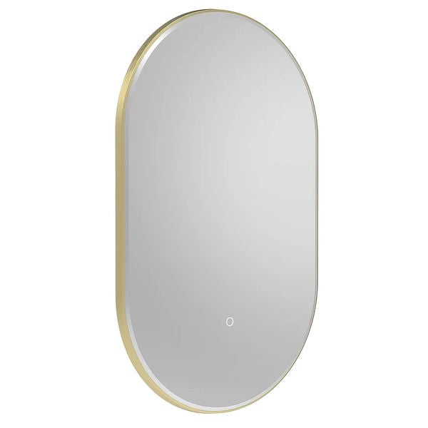 Tavistock Oxygen Oval Backlit Illuminated Mirror with Demister Pad - 500 x 800mm - Tuskan Tiles
