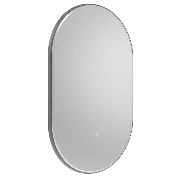 Tavistock Oxygen Oval Backlit Illuminated Mirror with Demister Pad - 500 x 800mm - Tuskan Tiles