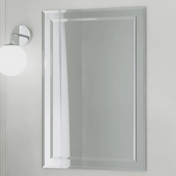 Sensio Evanna Rectangular Non-Illuminated Mirror - Bevelled Edge
