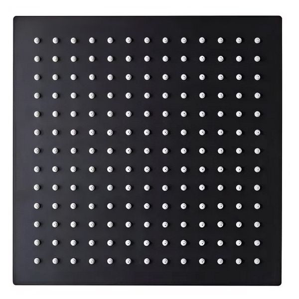 Tavistock Square Fixed Shower Head with Arm - Stainless Steel - 250 x 250mm