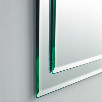 Kartell K-Vit Bibury Rectangular Bevelled Edge Mirror