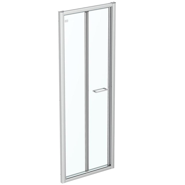 Ideal Standard Connect-2 Bifold Shower Door with Handle - Aluminium Frame
