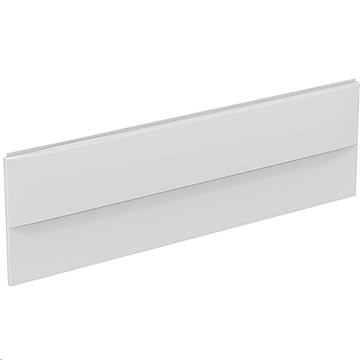 White acrylic front panel for Ideal Standard Baronet straight bath, 1695 x 524mm, designed for easy installation and a sleek finish.
