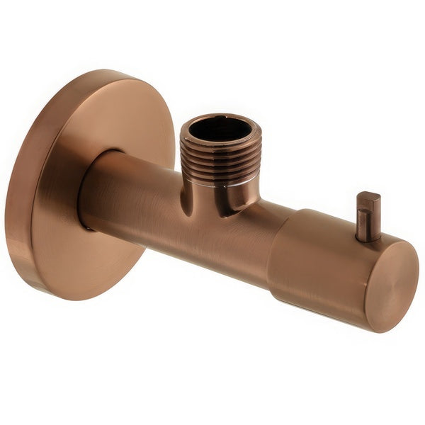 Vado Individual Wall Mounted Quarter Turn Angle Shut Off Valve with Integrated Filter