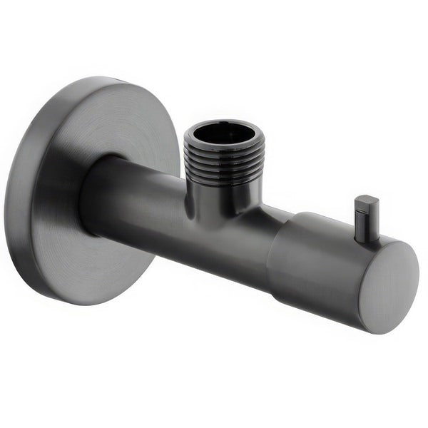 Vado Individual Wall Mounted Quarter Turn Angle Shut Off Valve with Integrated Filter