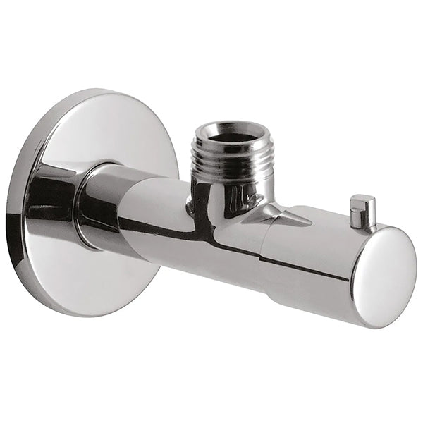 Vado Contemporary Half Inch Shut Off Angle Valve with Integrated Filter - Chrome