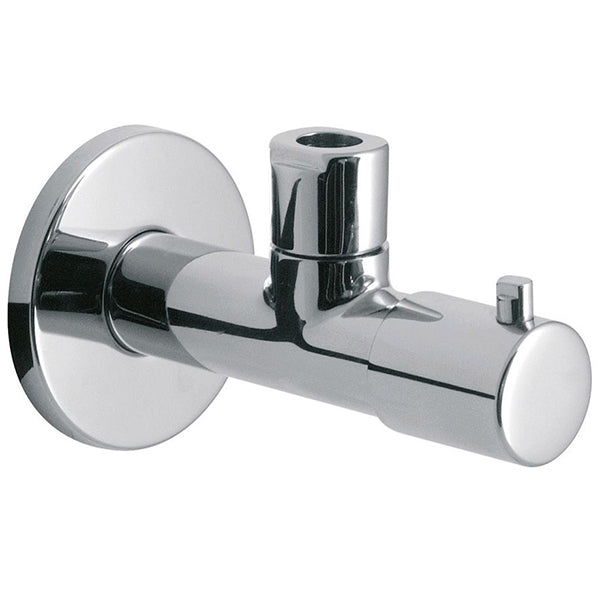Vado Contemporary Half Inch Shut Off Angle Valve with Integrated Filter - Chrome
