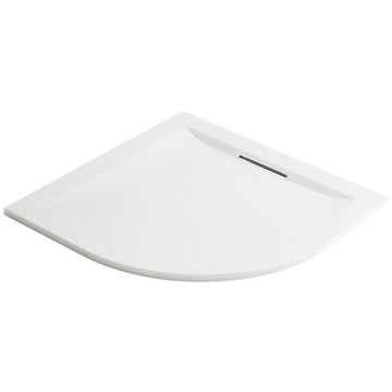 Mira Flight Low Level Quadrant Shower Tray with Waste - ABS Acrylic-Capped Stone Resin - 25mm High