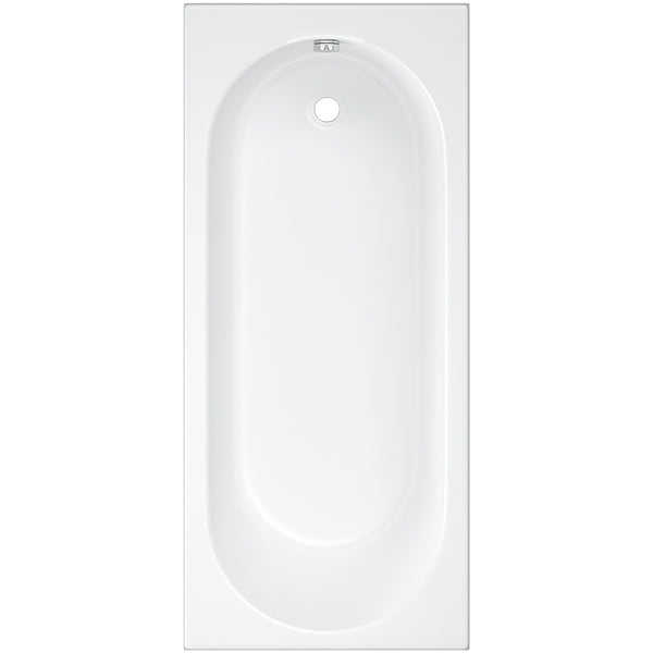 Lecico Harlow Fully Encapsulated White 4mm Acrylic Bath - 1700 x 700mm - Tuskan Tiles