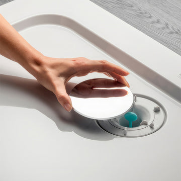 Mira Flight Safe Low-Profile White Square Anti-Slip Shower Tray with Waste - 62mm High - ABS Acrylic-Capped Stone Resin
