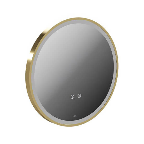 Vado Cameo Round Borderlit LED Mirror with Demister Pad
