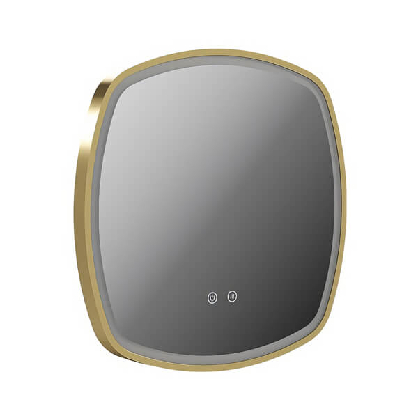 Vado Cameo Soft Square LED Illuminated Mirror with Demister Pad