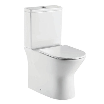 Middleton Rimless Closed Back Close Coupled Toilet with Cistern & Slim Soft Close Seat