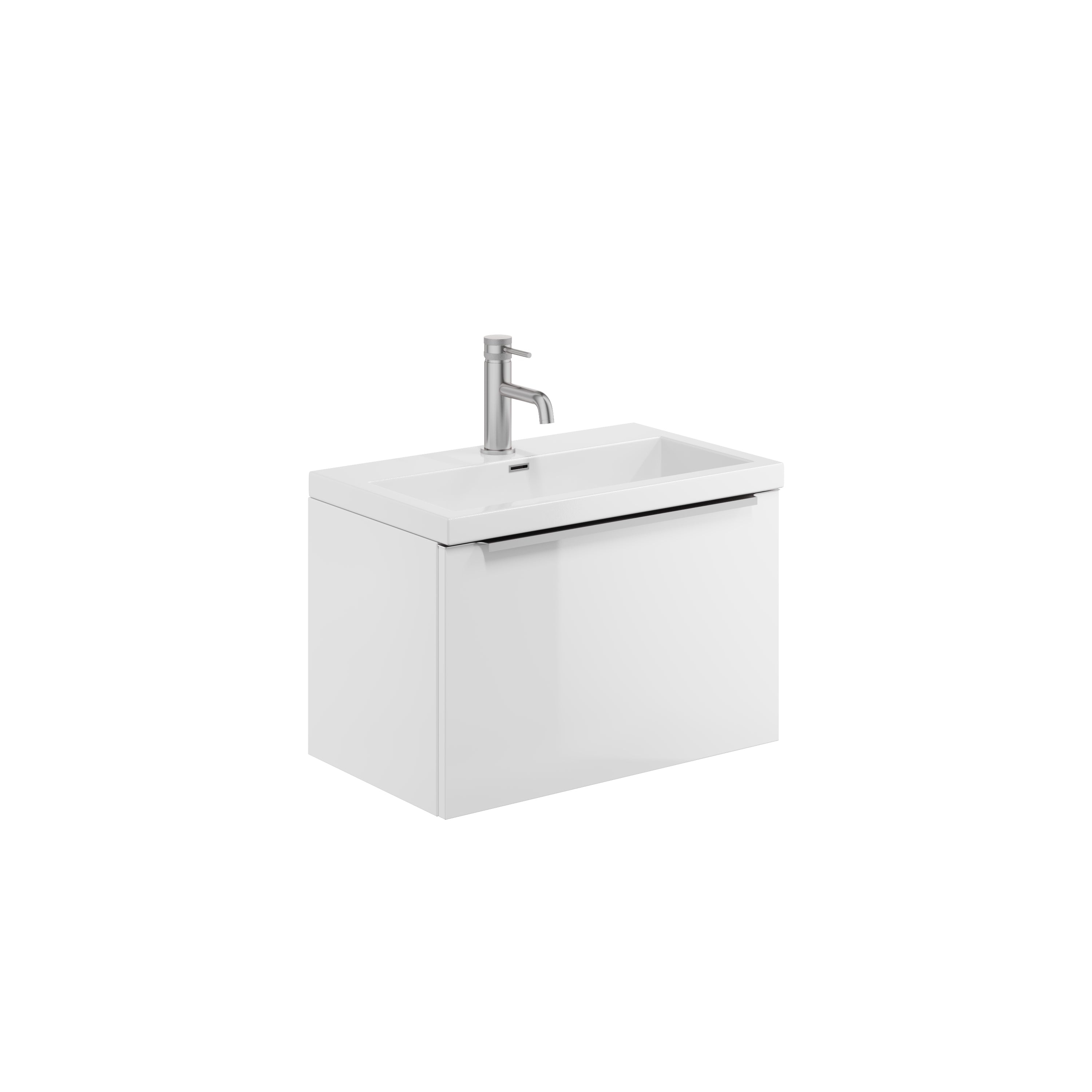 Muro 600 Wall Hung Basin Unit with Ceramic Basin