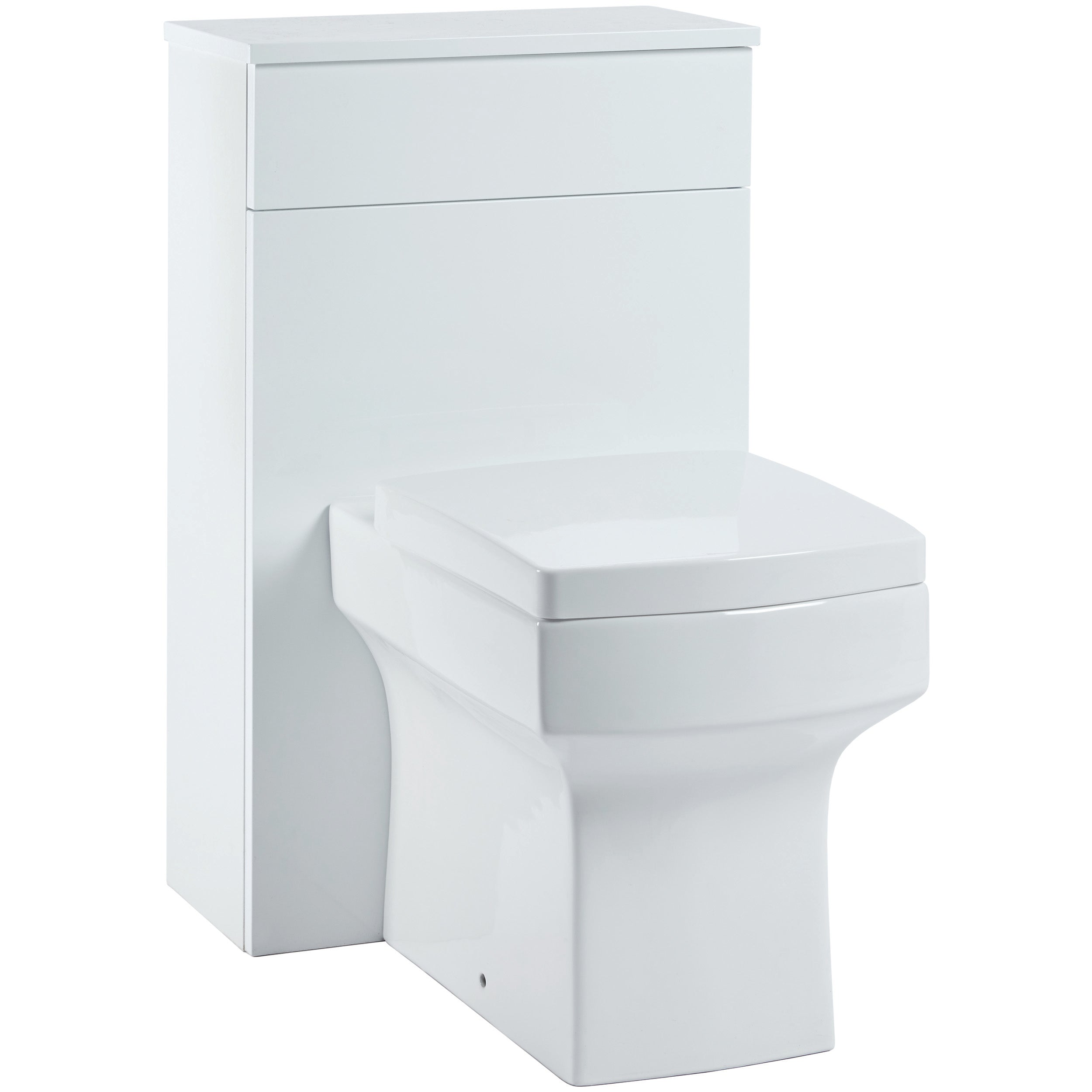 Muro 500 Wall Hung WC Unit – Gloss White