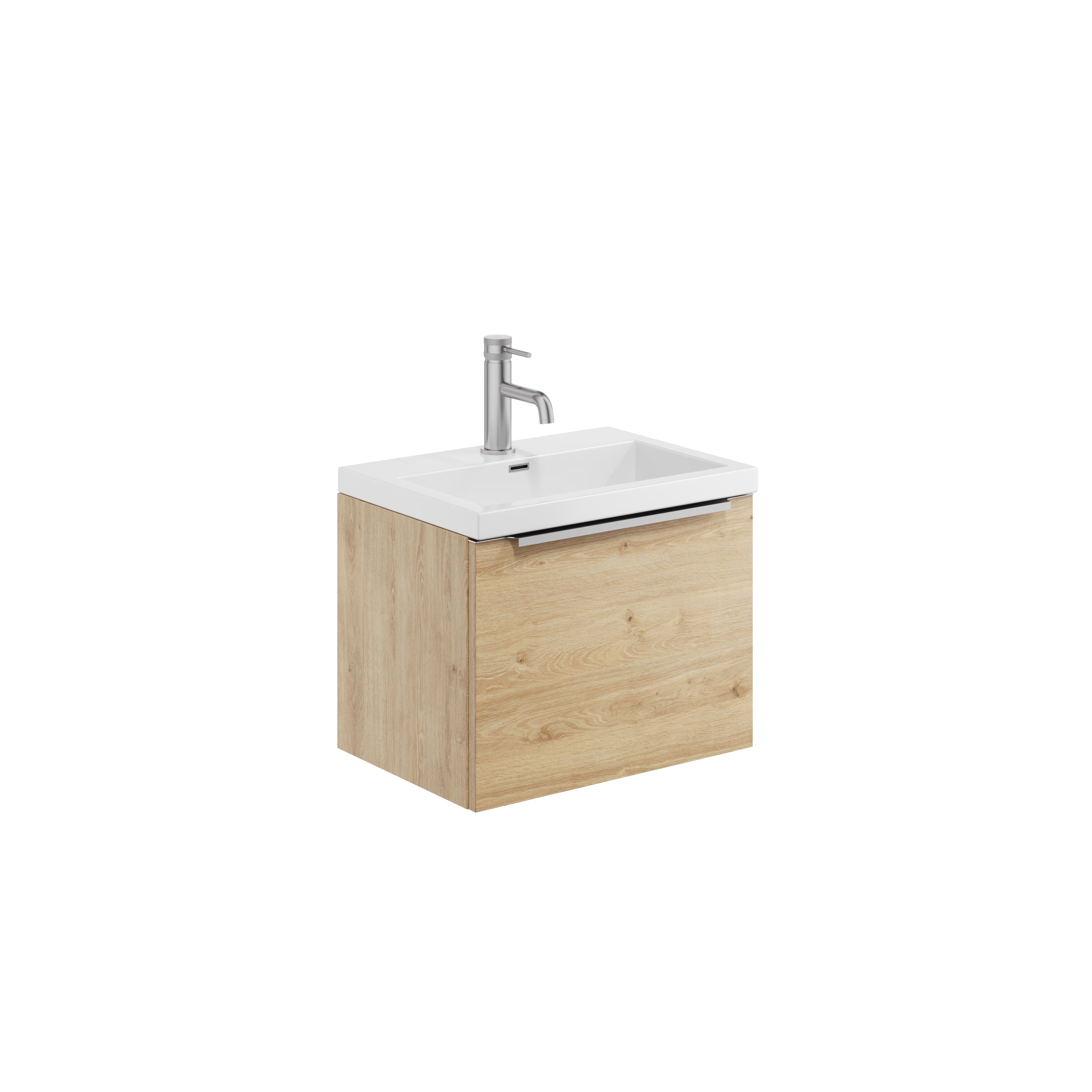Muro 500 Wall Hung Basin Unit with Ceramic Basin