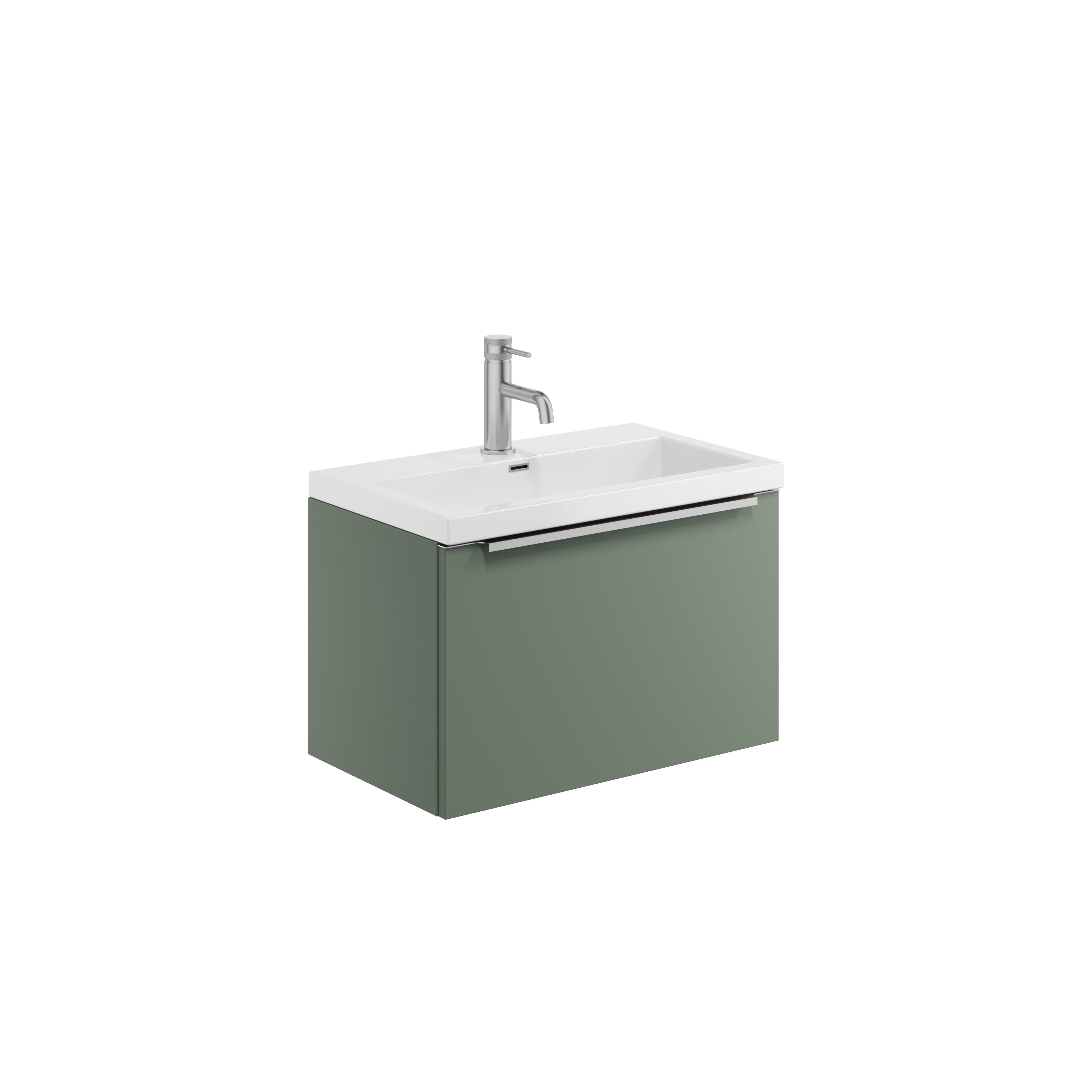Muro 600 Wall Hung Basin Unit with Ceramic Basin