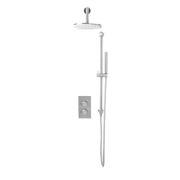 Core Concealed Round Shower Set with Riser Kit