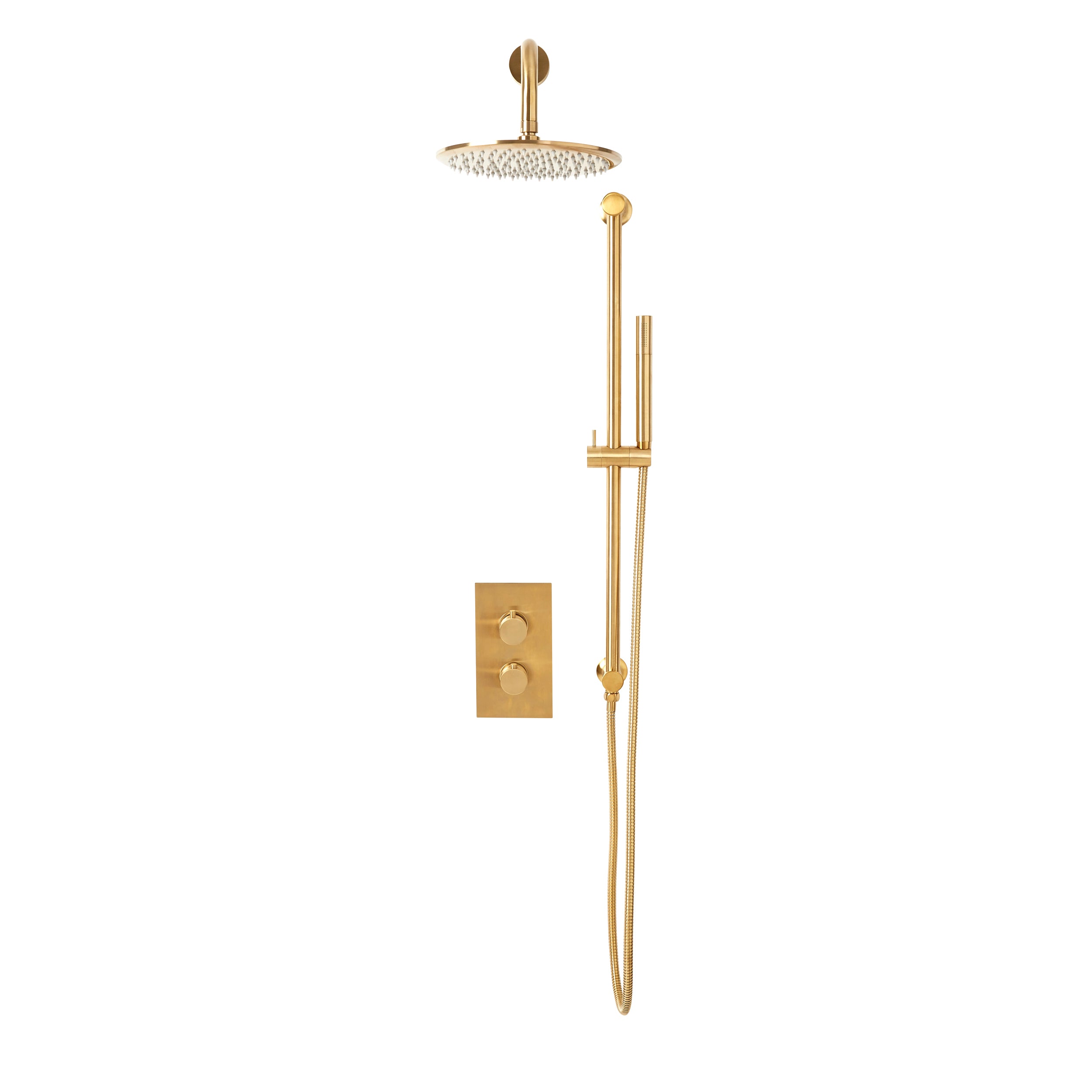 Core Concealed Round Shower Set with Riser Kit