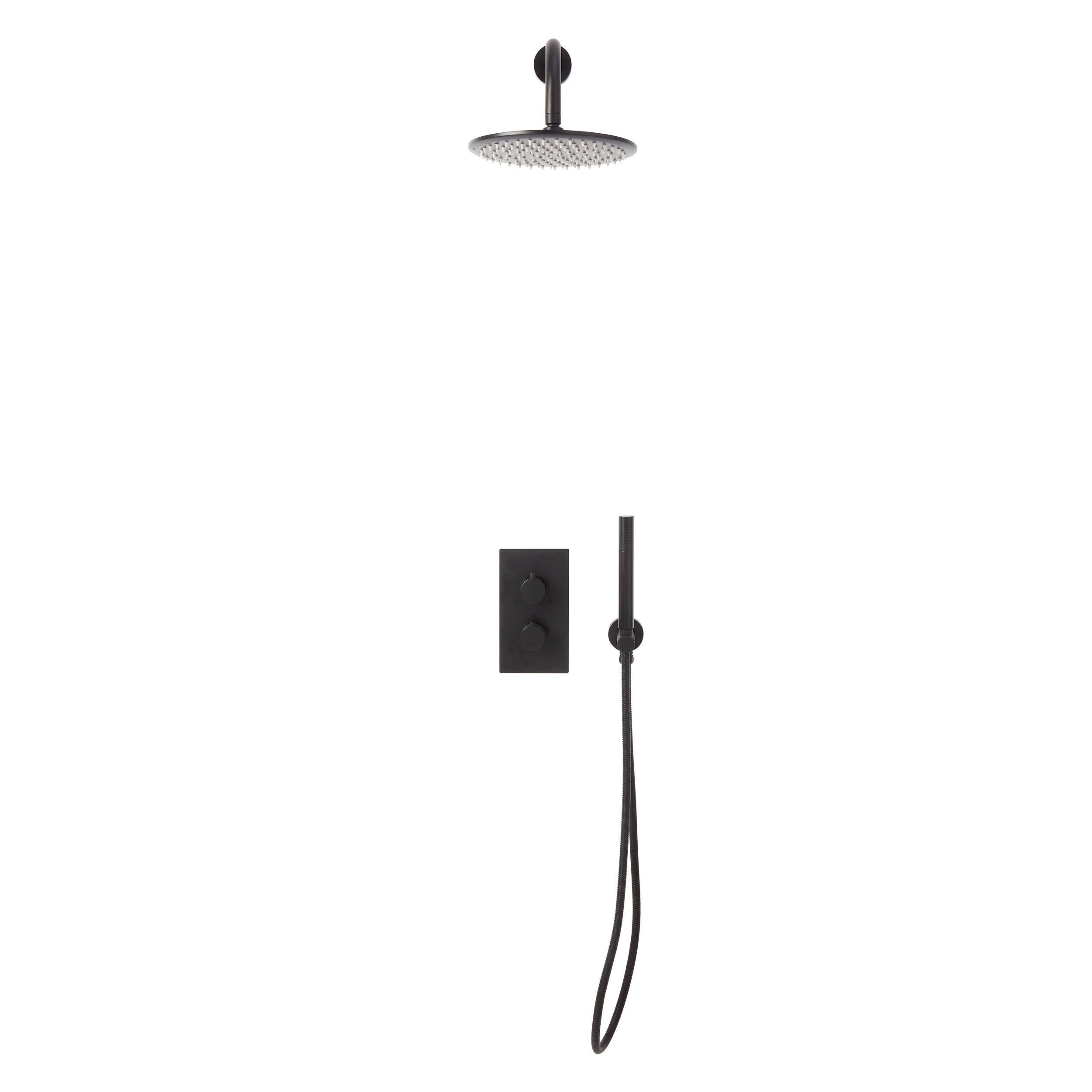 Core Concealed Round Shower Set with Drench Head & Handset